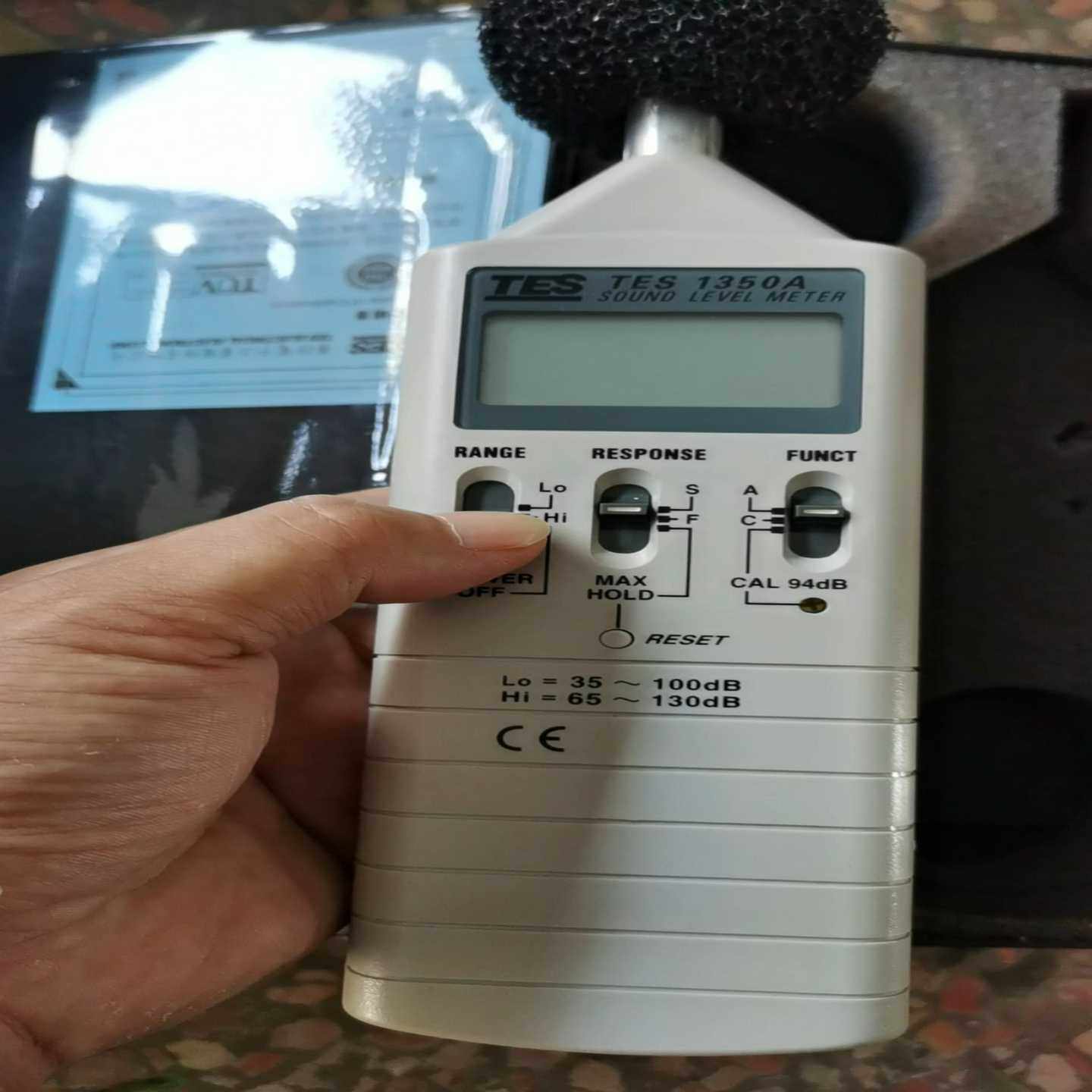TES/泰仕1350A级噪音仪