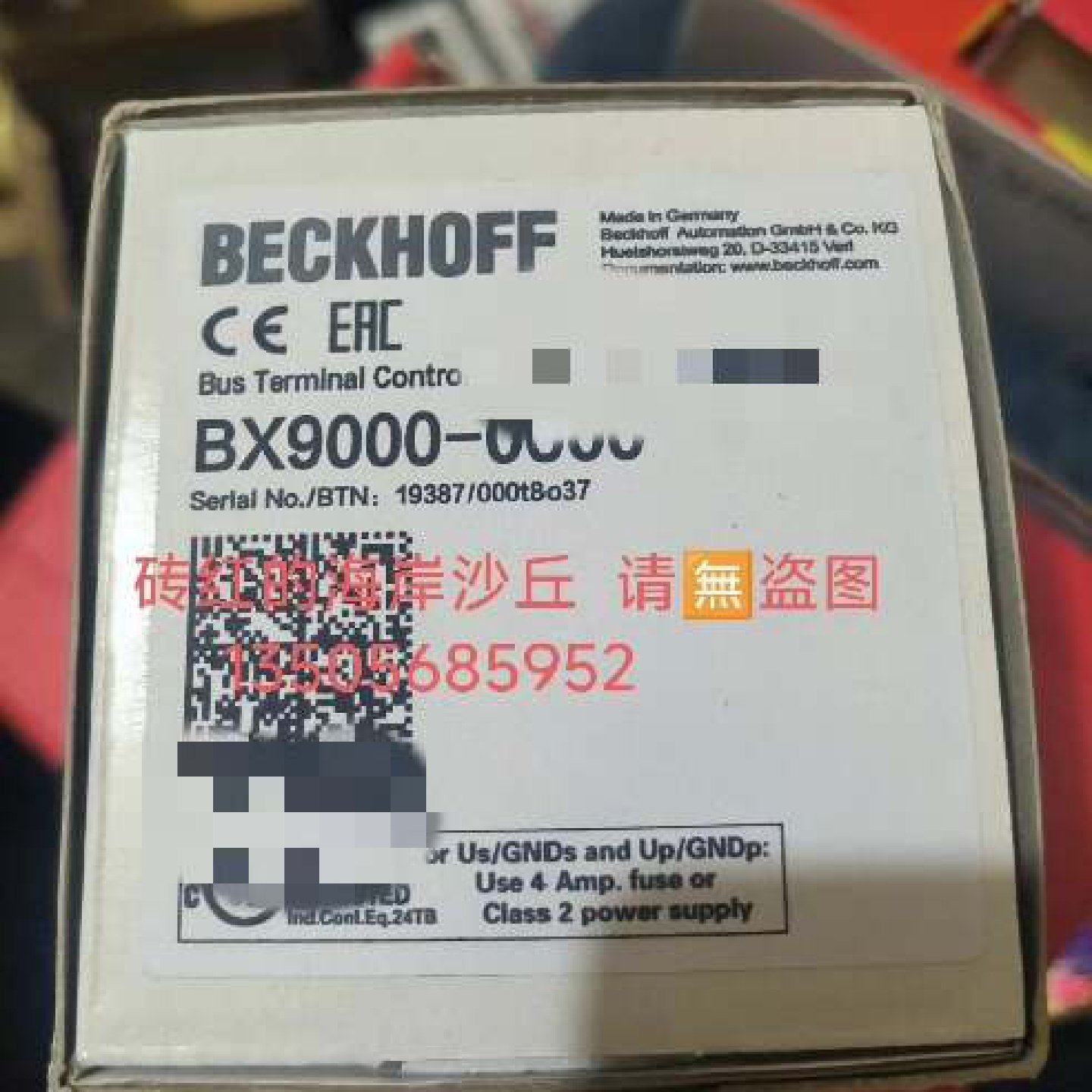 倍福控制器BX9000-0000 全新原装正品质保一年技术支询价