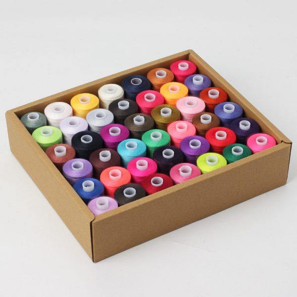 1000码手缝线缝纫机线针线涤纶线402缝纫线盒装 家用42线轴套装,居家布艺,线盒,淘宝优惠券,粉丝福利购,淘宝优惠卷