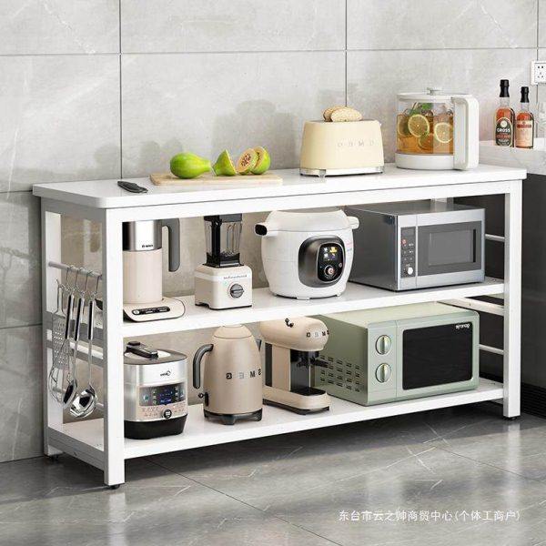 厨房专用切菜桌窄边柜多功能操作台微波炉烤箱锅具收纳置物架落地,厨房/烹饪用具,微波炉置物架,淘宝优惠券,粉丝福利购,淘宝优惠卷