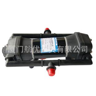 44S双头泵微型隔膜泵12V直流自吸增压泵家用游艇大流量淡水泵