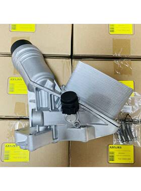 适用宝马5系G38G12740机油格底座总成B58机油散热器11428583895