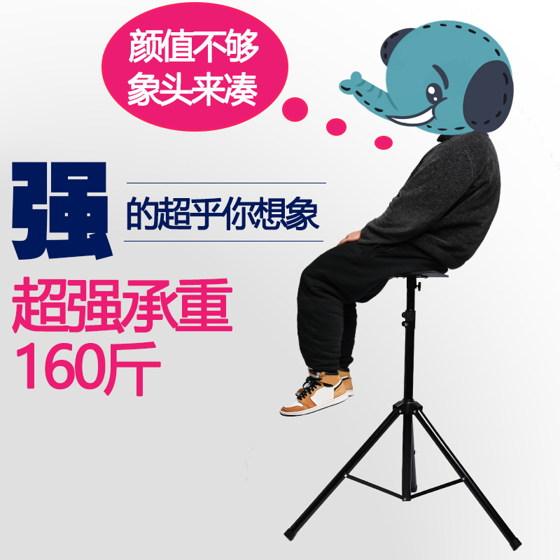 音响支架三脚架音箱三角架KTV舞台架子金属落地架托盘卡包架