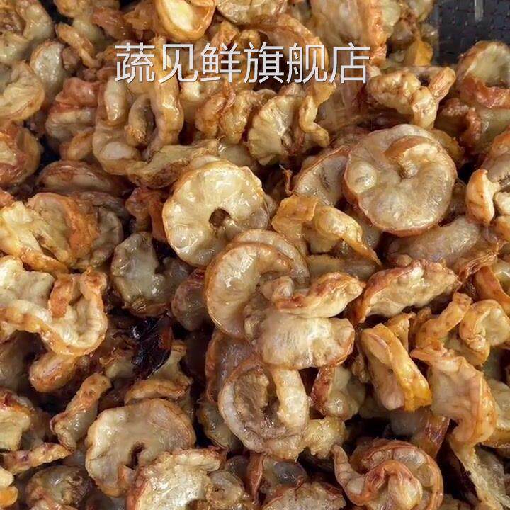 猪油渣温州美食特产东北油梭子鸡冠油渣猪肉渣花油渣现做包邮发出