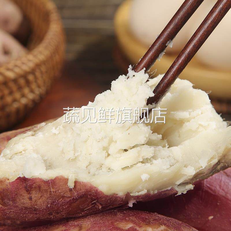 四川白心红薯红皮地瓜面粉糯山芋番薯现挖红苕当季白瓤沙地板栗薯