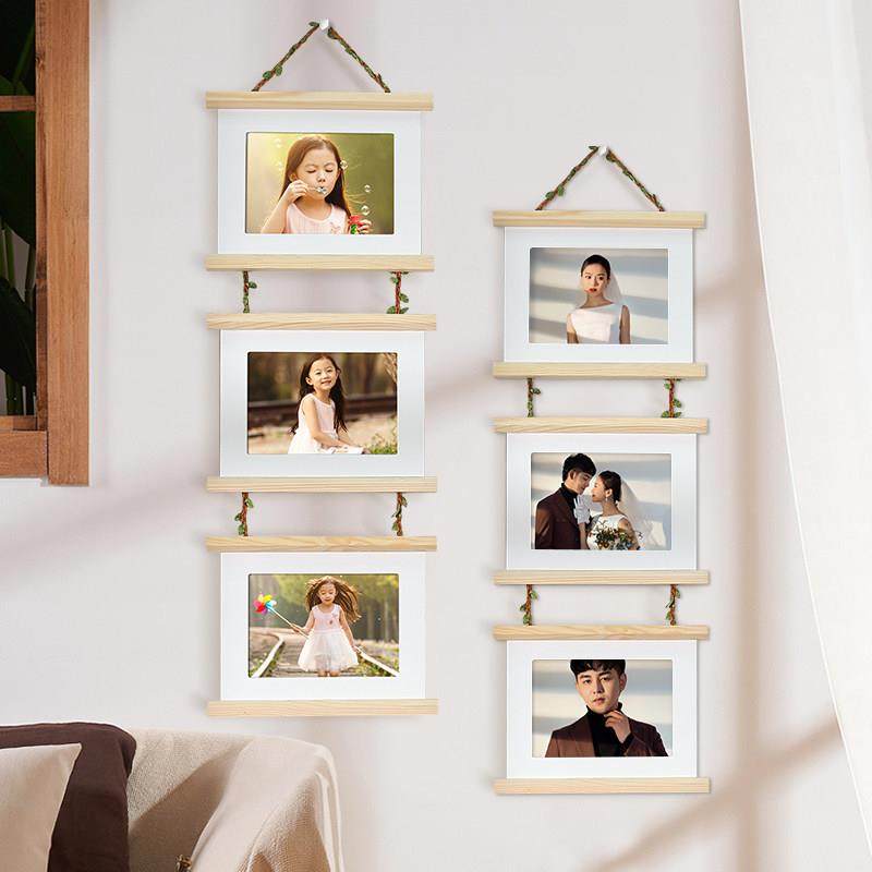 相框挂墙洗照片做成相片框儿童宝宝三连框创意定制组合照片墙7寸,家居饰品,相框/画框,淘宝优惠券,粉丝福利购,淘宝优惠卷