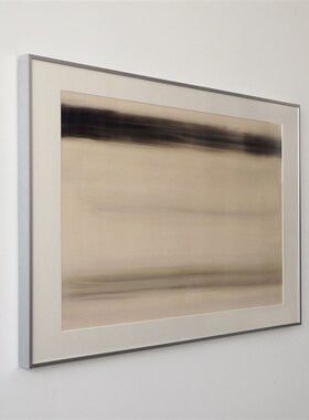 crisis art 7 米色艺术微喷装饰画客厅卧室餐厅挂画淡色系