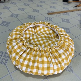 蒲团垫套 树桩石凳垫 松紧带吧台椅垫罩 帆布加厚圆形板凳子坐垫