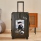 行李箱拉杆箱男24大容量万向轮密码 皮箱子26寸小型耐用防爆拉链款