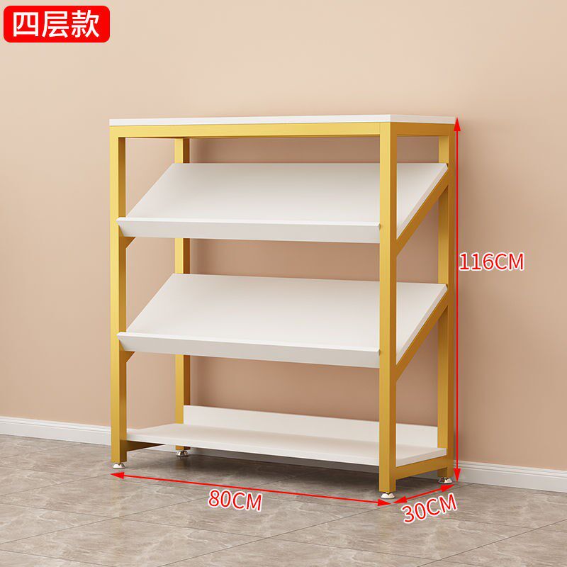 鞋店展示架实体店货架商场童鞋拖鞋多层商业斜面置物架货架鞋架子