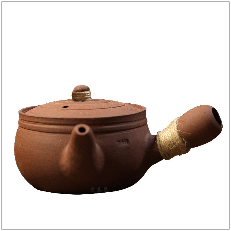 老茶鬼潮州薄锅仔苏章睦砂铫煮茶壶炭炉壶电陶炉煮茶手拉原矿粗陶