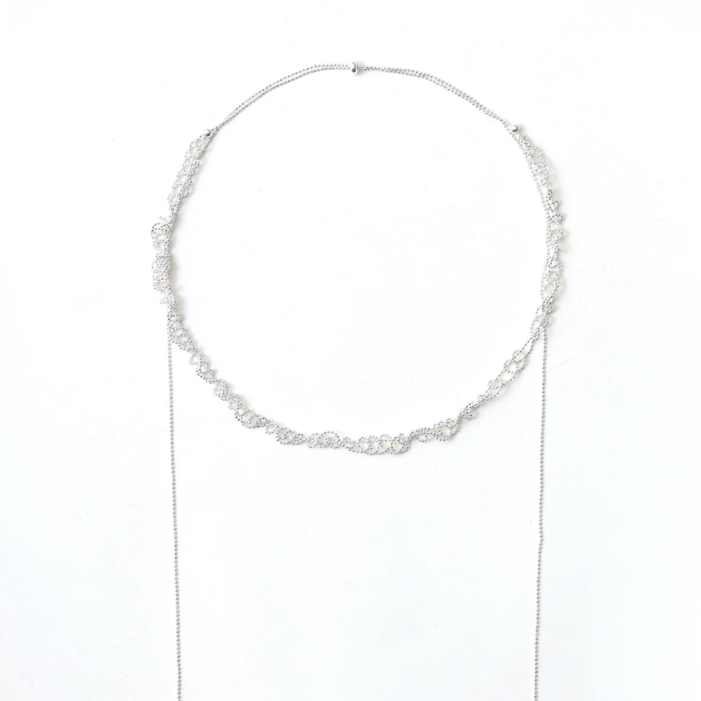 锦环项链长款流苏毛衣链高级感小众大气耐看时尚简约独特个性设计