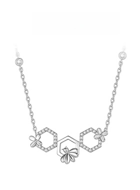 郝熠然同款有财花锁骨链云熠同款轻奢高级感手链百搭简约气质项链