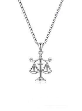 法律天平项链女款原创设计精致小众高级感气质轻奢百搭优雅颈饰