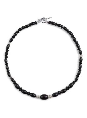 经典串珠项链女款小众独特轻奢温婉气质优雅时尚百搭黑色锁骨链