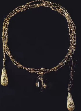 小众设计感秋凇系列复古质感太阳花吊坠气质精致百搭款长项链女