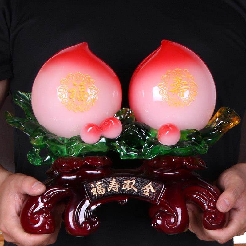 大号寿桃过寿摆件长辈祝寿贺寿60 80大寿创意礼品送老人生日礼物,家居饰品,装饰摆件,淘宝优惠券,粉丝福利购,淘宝优惠卷