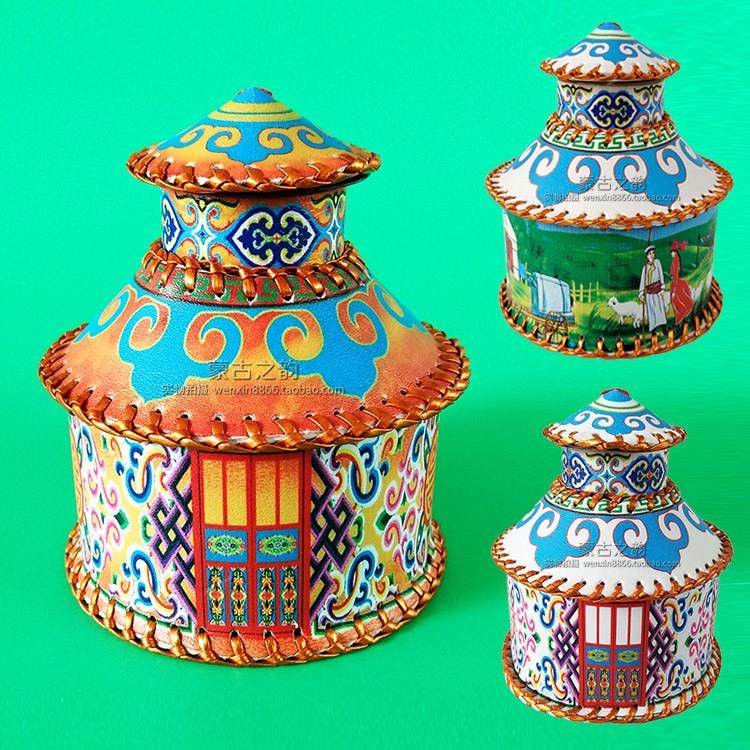 蒙古族特色牙签筒 蒙古包造型按压式牙签盒 蒙餐餐具民族风工艺品,收纳整理,牙签筒,淘宝优惠券,粉丝福利购,淘宝优惠卷