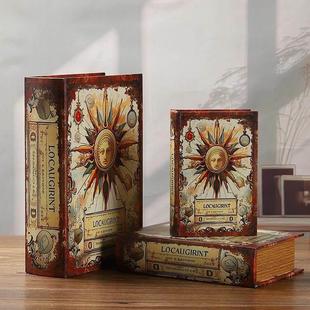 覆古桌面厚书本摆件创意彷真书收纳盒书架办公装饰物摆设拍摄道具