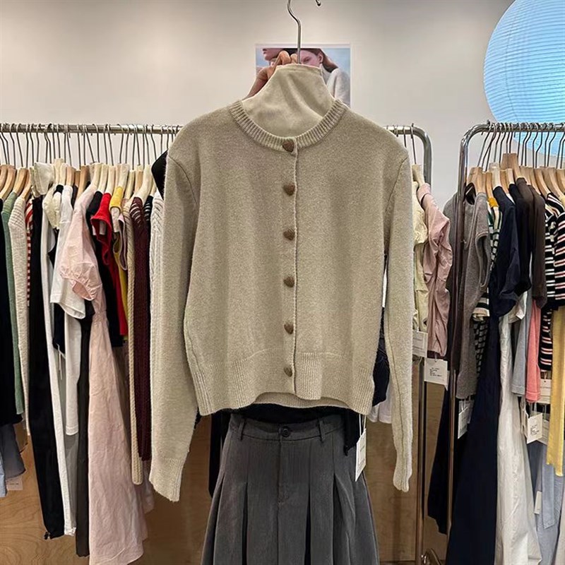 十三行女装2024秋针织外套浙江普苑毛衣桐乡高端嘉兴濮院羊毛开衫