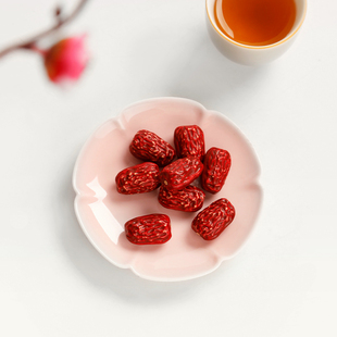 点心盘花形水果盘 纯色陶瓷茶点碟家用甜品小碗小号糕点茶碟子中式