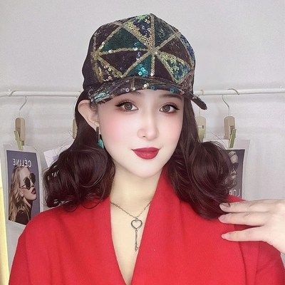 【清爽不闷热】帽子假发一体夏季薄款百搭潮流鸭舌帽短内扣假发套