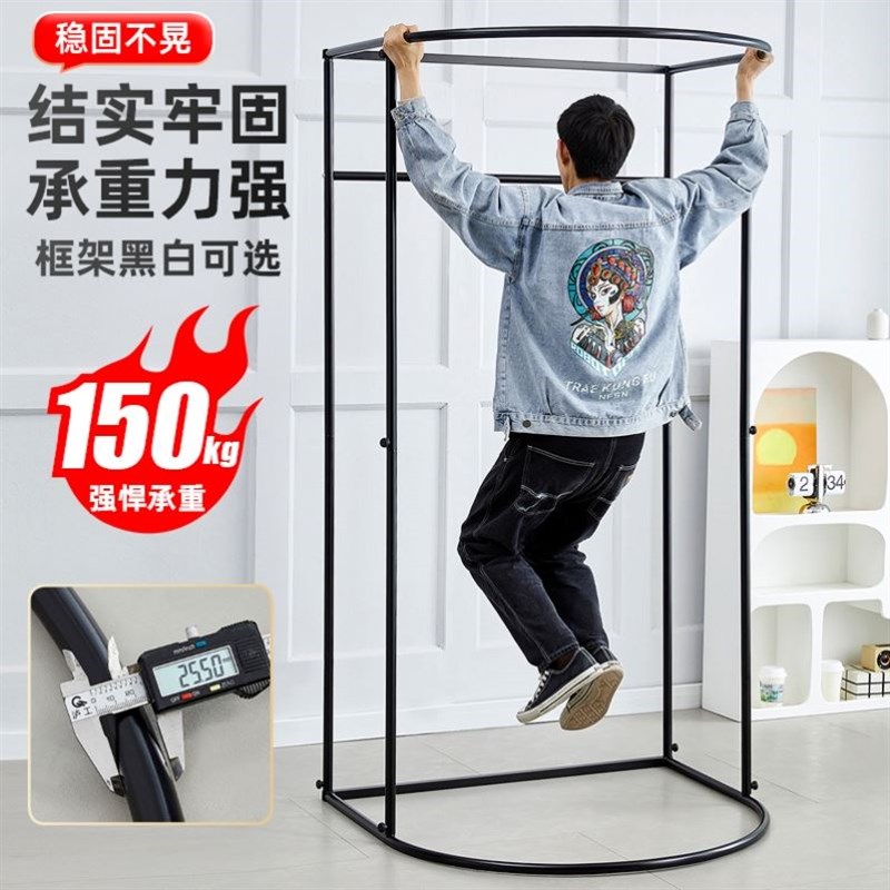 商场临时移动试衣间服装店落地便携式可折叠简易更衣室展示架门帘