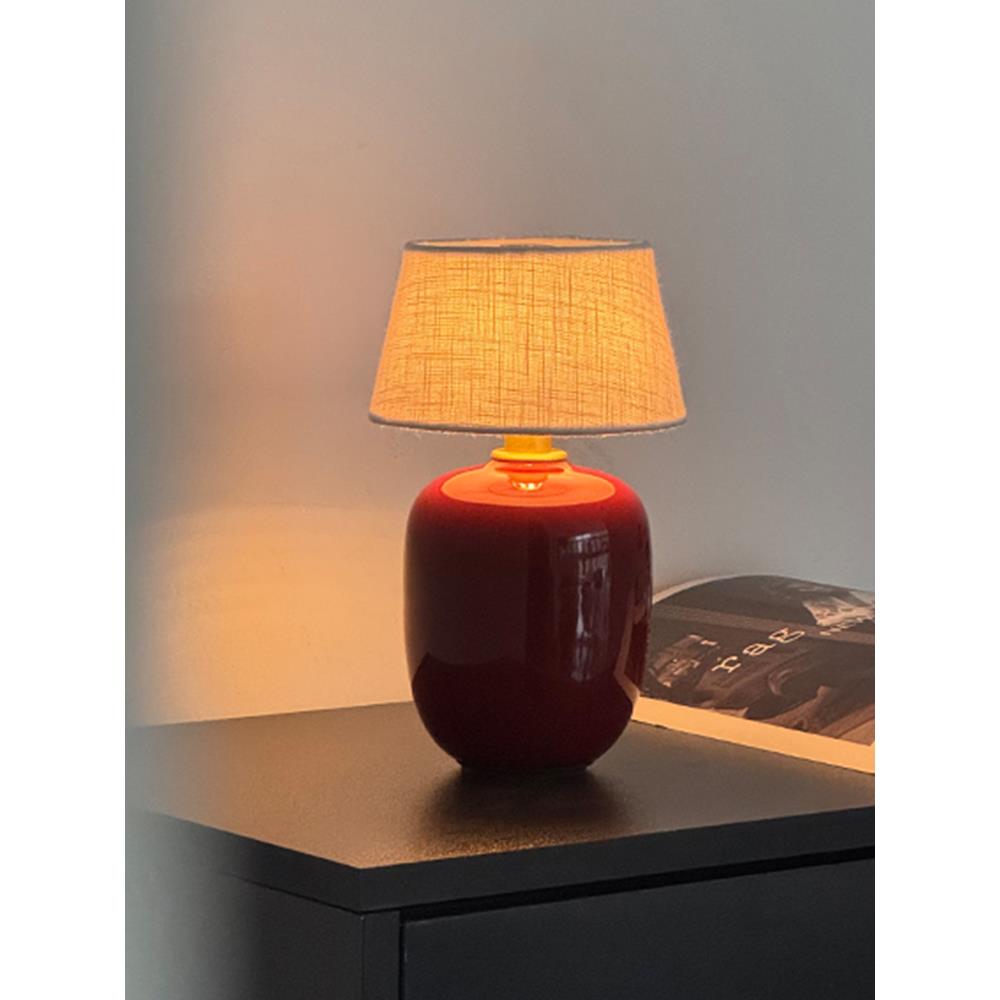 中古设计师丹麦Torso陶瓷台灯卧室客厅调光便携触摸书房充电 氛围