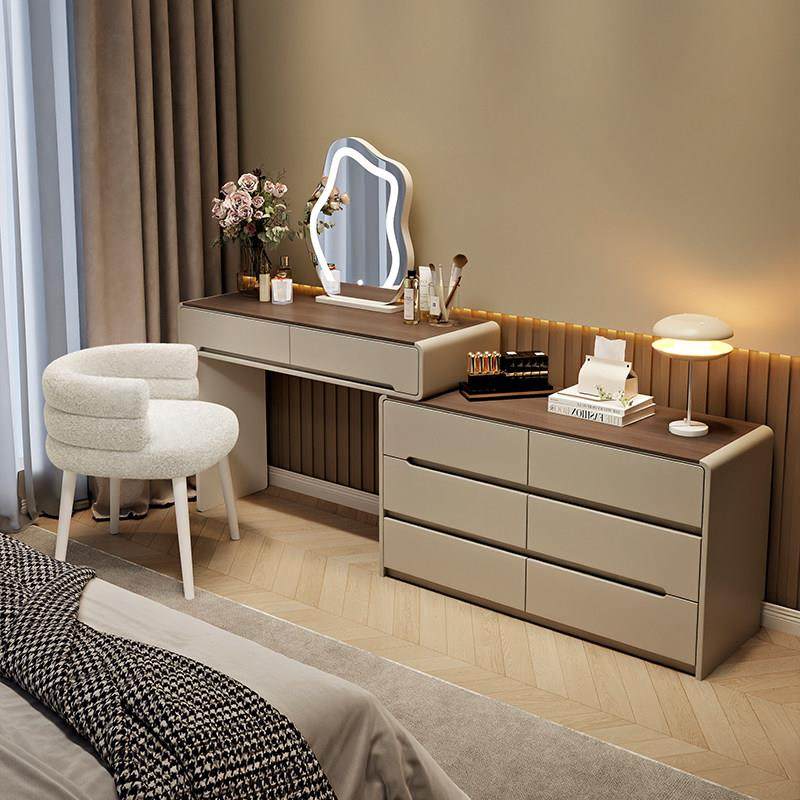 卡拉魔法梳妆台实木奶油风卧室轻奢化妆桌现代简约收纳斗柜一体,住宅家具,梳妆台/桌,淘宝优惠券,粉丝福利购,淘宝优惠卷