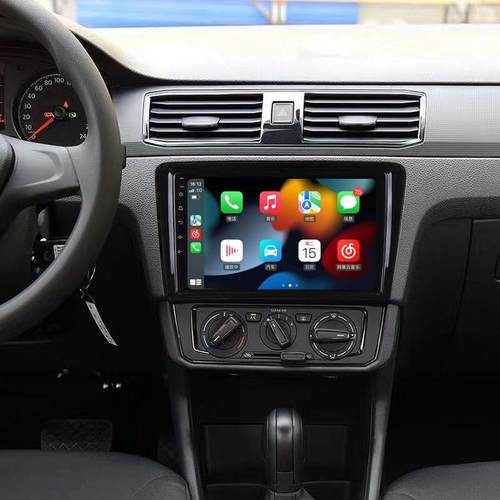 大众桑塔纳捷达昕锐导航大屏车倒车影像中控显示屏一体机carplay