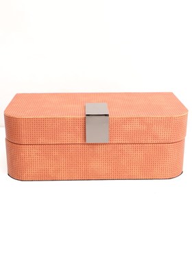 现代简约木质收纳盒摆件样板房售楼部卧室书房客厅桌面玄关饰品