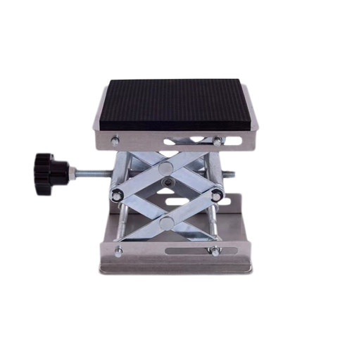 厨房食物垃圾处理器缓震减震支架厨余粉碎机可调节不锈钢承重托盘