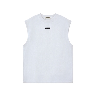 INNERSECT小LOGO重磅纯棉无袖T恤男女运动背心坎肩潮牌2025SS夏季