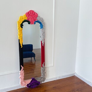 奢华服装 盖雅奢华定制 壁挂置地全身镜 全n身试衣镜 店试衣镜 欧式