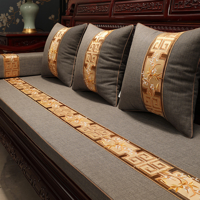 中式红木沙发坐垫家用实木家具罗汉床带靠背可拆洗防滑海绵套定制,居家布艺,沙发垫,淘宝优惠券,粉丝福利购,淘宝优惠卷