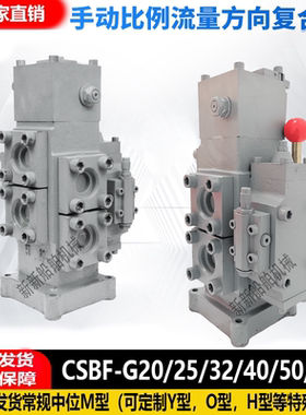 CSBF-G20/25/32/40/50/65配套锚机起网机手动比例流量方向复合阀