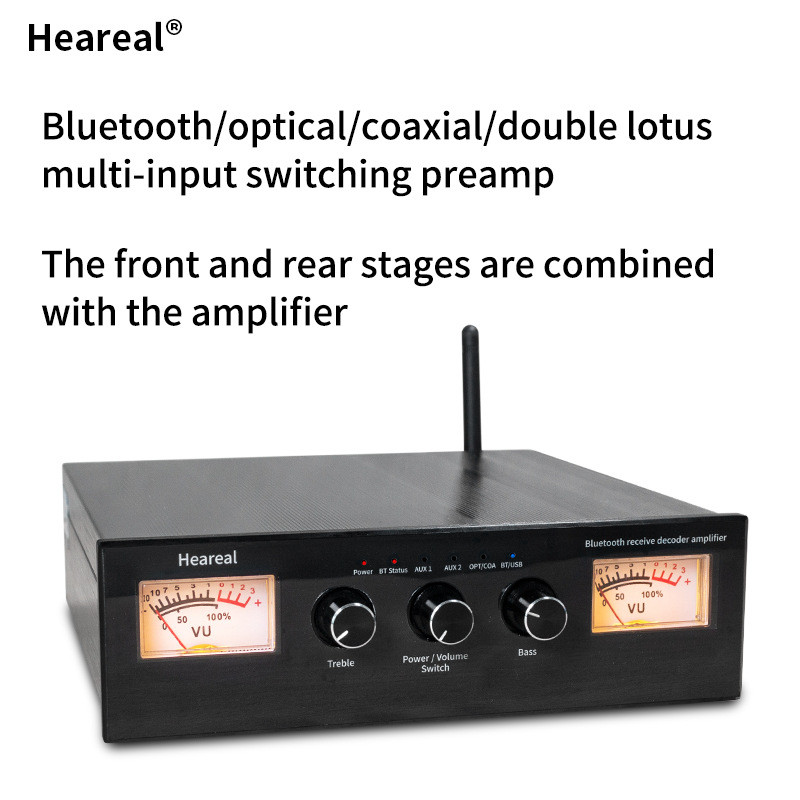 Bluetooth pre- and post-stage combined amplifier功放机