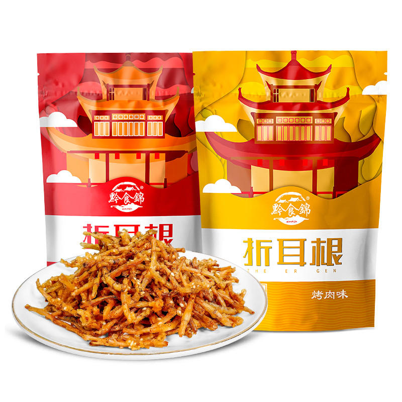 贵州特色小零食86g麻辣油炸3种口味折耳根鱼腥草特产零嘴小菜酒菜