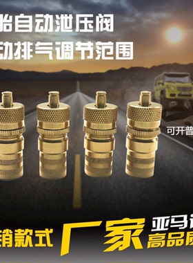 越野车轮胎自动放气阀沙漠胎美嘴普通RT56五金配件泄压阀