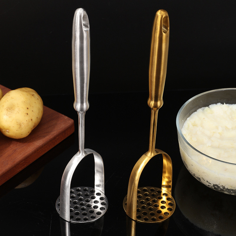 不锈钢土豆压泥器厨房家用省力手压式捣泥器婴儿辅食捣碎器薯仔压