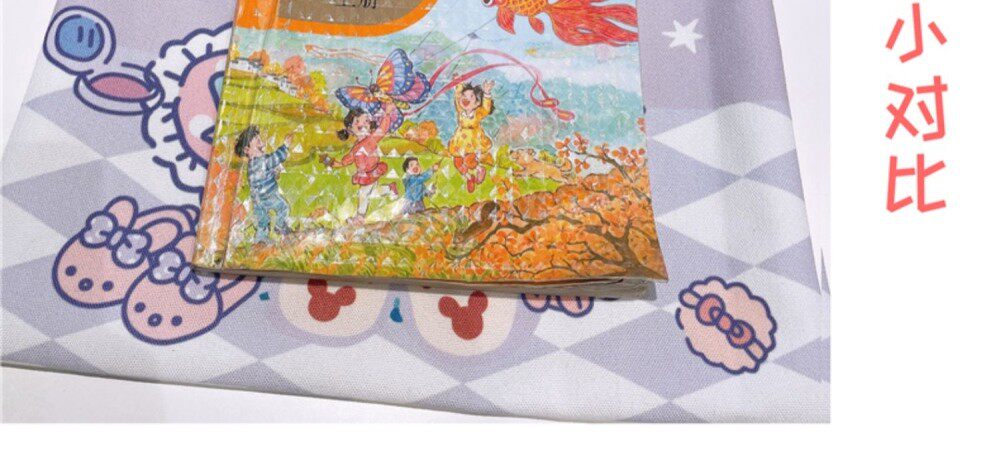 Исправлению сумки 美少女补习袋帆布单肩包小学生初中高颜值卡通学习暑假手提资厂家