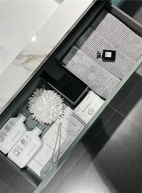 浴室抽屉福利-浴室柜收纳置物软装摆件90CM抽屉内饰沐木mumu陈列
