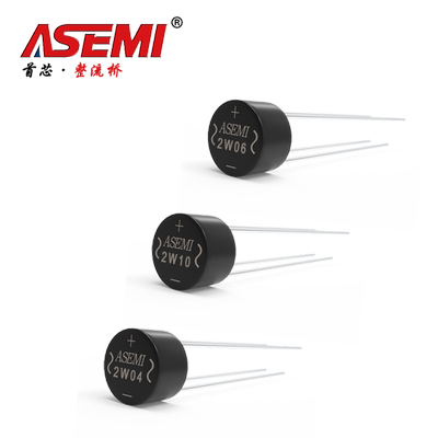 2W10 ASEMI整流器2W04/2W06 60MIL芯片加厚无氧铜料  原装现货