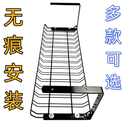 桌下电线插线板收纳整理架夹式桌底电线收纳架电线槽理线器置物架