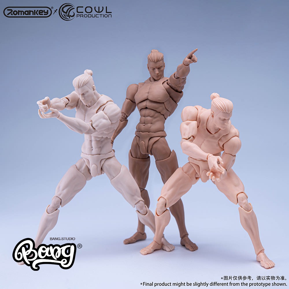 现货 Romankey x COWL 1/12超可动男素体 手办摆件礼物