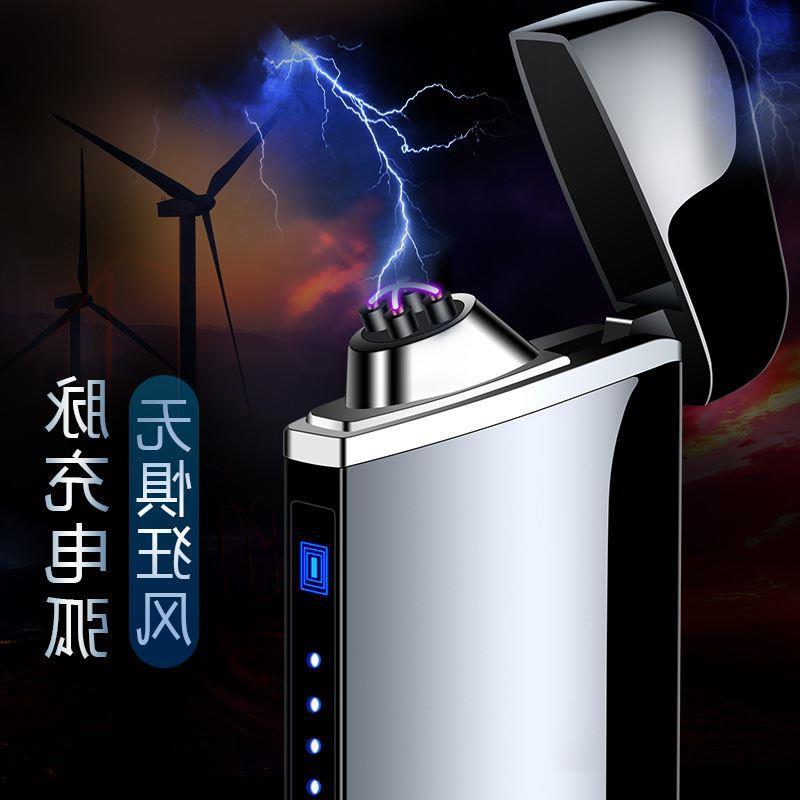 Dual Arc Windproof Flameless Lighter Metal USB防风打火Plasma