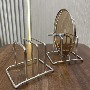 【真304食品级】不锈钢菜板架放置砧板架子台面锅盖收纳置物案板