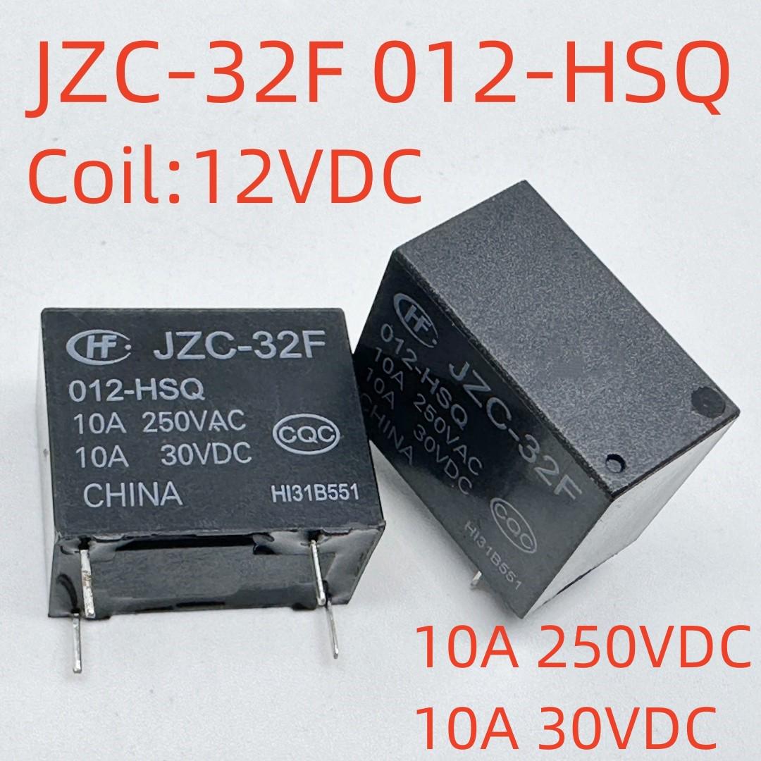全新 4脚 继电器 JZC-32F 005/009/012/024-HS/3/L/Q(555) 32F-1A