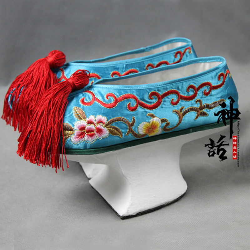 推荐还珠格格花盆底鞋甄嬛传清朝木底古装鞋单鞋格格鞋小孩旗鞋实