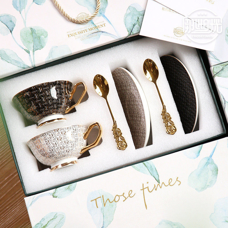 英式咖啡杯碟下午花茶具精致高档玻璃茶壶花茶杯礼盒套装送人